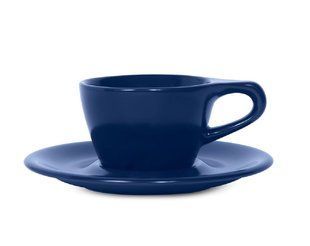 Чашка с блюдцем notNeutral Lino Indigo 180 мл