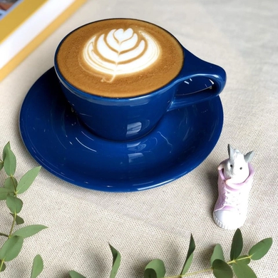 Чашка з блюдцем notNeutral Lino Indigo 180 мл