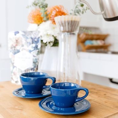 Чашка з блюдцем notNeutral Lino Indigo 180 мл