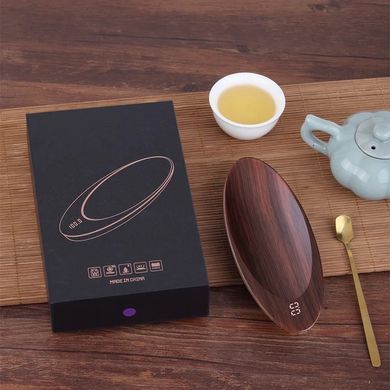 Ваги для чаю Tea Scale Precision Електронні до 200 грм Темне дерево