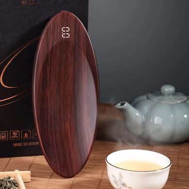 Ваги для чаю Tea Scale Precision Електронні до 200 грм Темне дерево