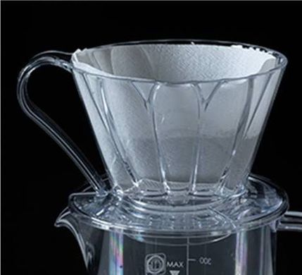 Пуровер CAFEC Tritan Flower Dripper Oval 102 Clear