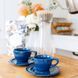 Чашка з блюдцем notNeutral Lino Indigo 180 мл
