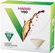 Фільтри Hario V60 02 для кави, 100 шт, білі, коробка