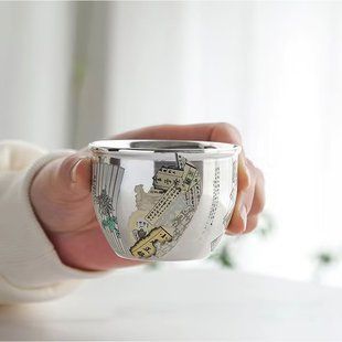 Піала для чаю порцеляна &laquo;Вісім Давніх Сувійків&raquo; 90 мл