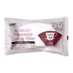 Фільтри паперові 101 CAFEC ABACA+ Trapezoid Filter Paper 100 шт