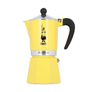 Гейзерна кавоварка Bialetti Rainbow Yellow 6 чашок (270 мл)