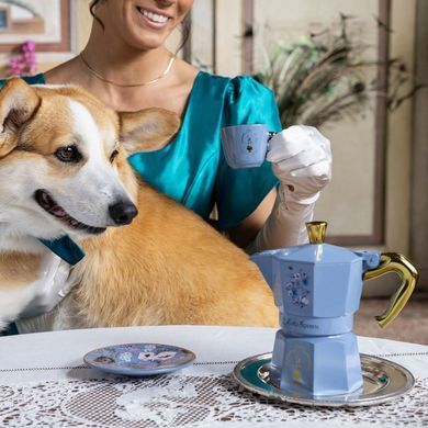 Гейзерная кофеварка Bialetti х Bridgerton Moka Express на 3 чашки (130 мл)