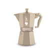 Гейзерная кофеварка Bialetti Moka Exclusive Octagonal Induction на 6 чашек (270 мл) Песочная