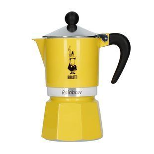 Гейзерна кавоварка Bialetti Rainbow Yellow 3 чашки (130 мл)