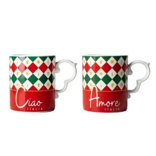 Набор чашек Bialetti Tricolore 300 мл 2 шт