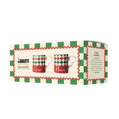Набор чашек Bialetti Tricolore 300 мл 2 шт