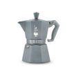 Гейзерна кавоварка Bialetti Moka Exclusive Octagonal Induction на 3 чашки (130 мл) Сіра