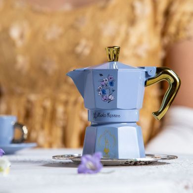 Гейзерна кавоварка Bialetti х Bridgerton Moka Expess на 6 чашок (270 мл)