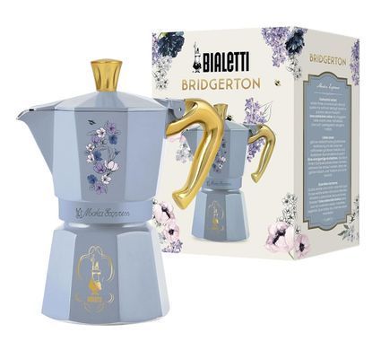 Гейзерна кавоварка Bialetti х Bridgerton Moka Expess на 6 чашок (270 мл)