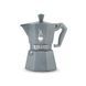 Гейзерная кофеварка Bialetti Moka Exclusive Octagonal Induction на 3 чашки (130 мл) Серая