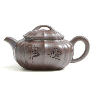 Чайник ісинський глиняний Фан Гу Си Фан (Цзи Ша) "Гори і Море" 160 мл