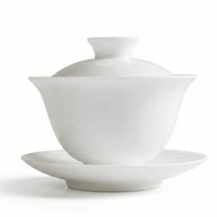 Гайвань фарфоровая Белая яшма 100 мл