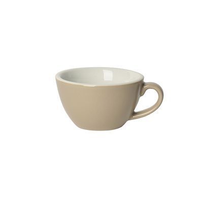 Чашка з блюдцем для флет вайту Loveramics Egg 150 мл Taupe