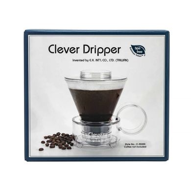 Пуровер Clever Dripper Glass Серый