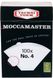 Фільтри для кавоварок 04 Moccamaster, Clever Dripper, Wilfa білі 100 шт, 04, 100, коробка