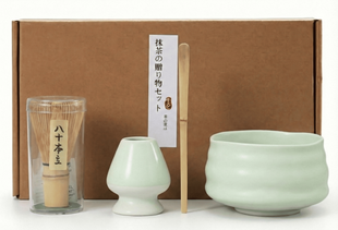 Набор для приготовления чая Матча подарочный салатовый 500 мл