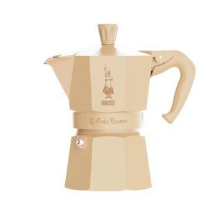 Гейзерна кавоварка Bialetti Magico Ricordo Moka Express Cream 3 чашки (130 мл)