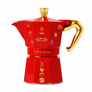Гейзерна кавоварка Bialetti Moka Express Mattel 80th Аnniversario 3 чашки (130 мл)