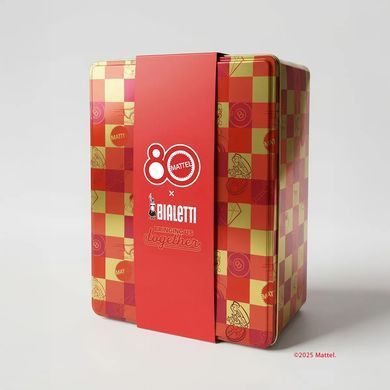 Гейзерна кавоварка Bialetti Moka Express Mattel 80th Аnniversario 3 чашки (130 мл)