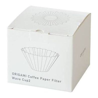 Волнистые бумажнын фильтры для пуровера ORIGAMI Paper Filter 02 50 шт