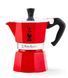Гейзерна кавоварка Bialetti Moka Express на 1 чашу (60 мл) Червона