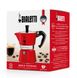 Гейзерная кофеварка Bialetti Moka Express на 3 чашки (130 мл) Красная