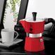 Гейзерна кавоварка Bialetti Moka Express на 1 чашу (60 мл) Червона