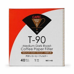 Бумажные фильтры CAFEC Cup1 Medium-Dark Roast 40 шт