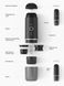 Кофеварка портативная iCafilas Portable Espresso Maker Коричневая