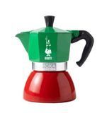 Гейзерна кавоварка Bialetti Moka Induction Tricolore на 4 чашки (190 мл)
