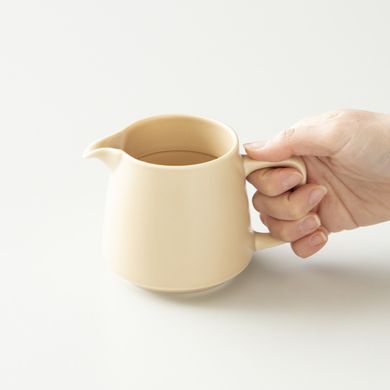 Керамічний сервер для кави і чаю ORIGAMI Aroma 400 мл Matt Beige