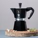 Гейзерная кофеварка Bialetti Moka Express на 6 чашки (270 мл) Черная