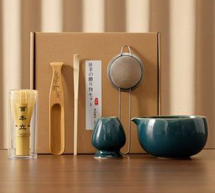 Набор для приготовления матча Aoi You Matcha Set темно-синий 550 мл