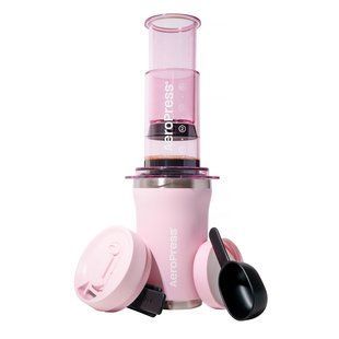 AeroPress Go Plus ручна кавоварка Аеропрес Гоу Плюс Рожевий