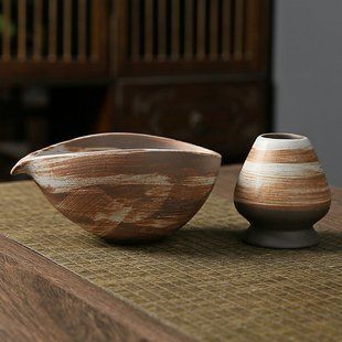 Набор для Матча Чаван + кусенаоши Suna no Michi Katakuchi 220 мл