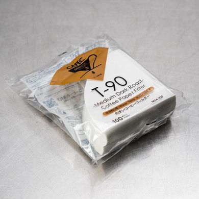 Фільтри CAFEC Medium Dark Roast T-90 на 2-4 чашки білі 100 шт