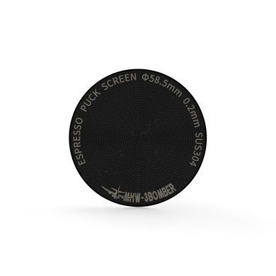 Покращувач для еспресо Сито Puck Screen Titanium Plated Black 58 mm