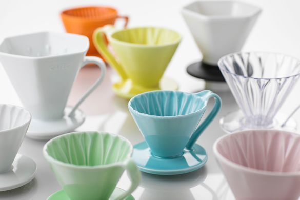 Пуровер CAFEC Tritan Flower Dripper Cup1