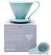 Пуровер CAFEC керамический Flower Dripper Cup4 Blue