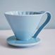 Пуровер CAFEC керамический Flower Dripper Cup4 Blue