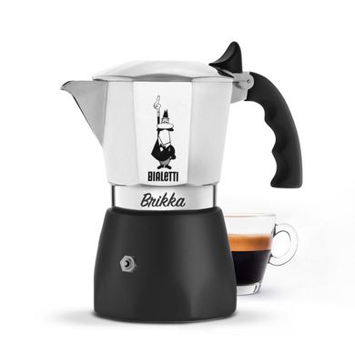 Гейзерная кофеварка Bialetti Brikka на 2 чашки (100 мл)