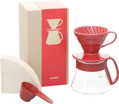 Набор Hario V60 Ceramic 01 Красный