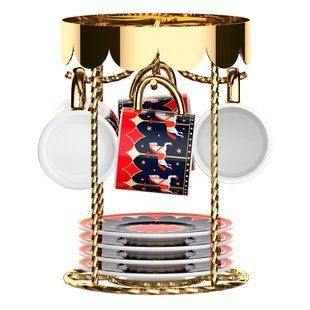 Набор чашек Bialetti Magico Ricordo Carousel Set 80 мл 4 штук