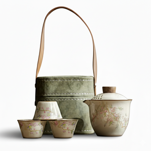 Набір для чайної церемонії порцеляновий &laquo;Персик Зустрічає Весну&raquo; 160 мл